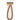 TAN LEATHER PLAITED CORD, 1 PIECE, 30CM